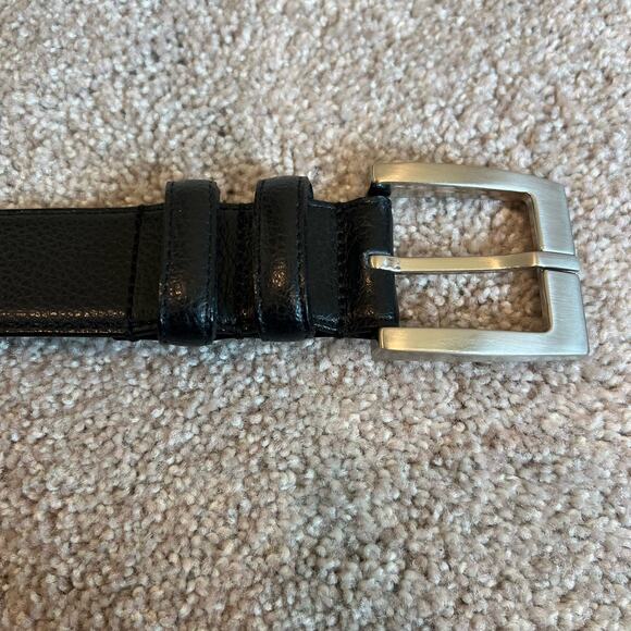 Barney's New‎ York Genuine Italian Leather Black Belt 34/85 - Picture 6 of 8